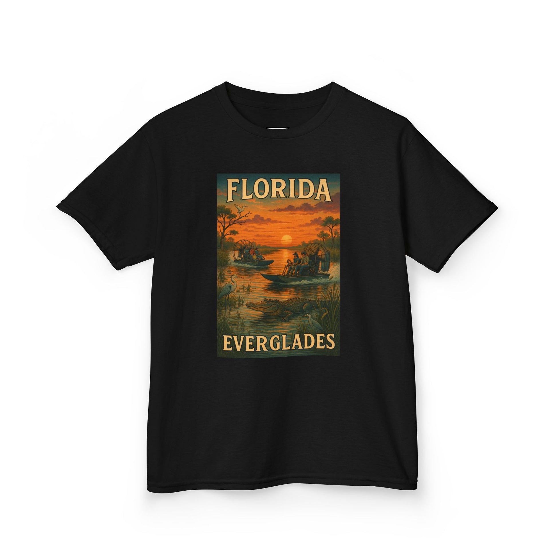 Florida Everglades Kids Tee, Fun Kids Shirt, Summer T-Shirt, Cute Florida Apparel, Kids Gifts for Outdoor Adventures