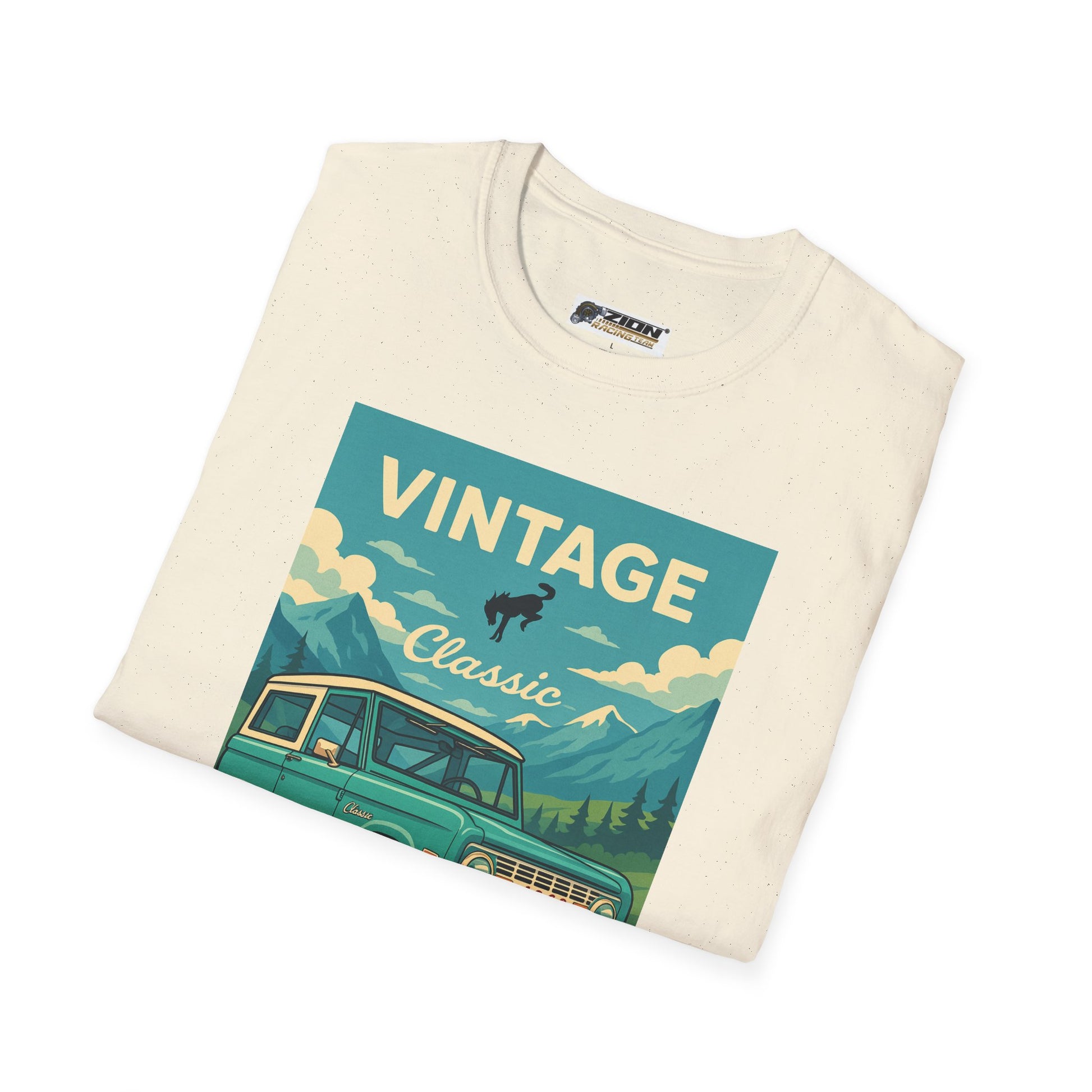 Vintage Bronco Unisex Softstyle T-Shirt | Retro Car Tee, Birthday Gift, Classic Auto Shirt, Summer Fashion, Car Lover Gift