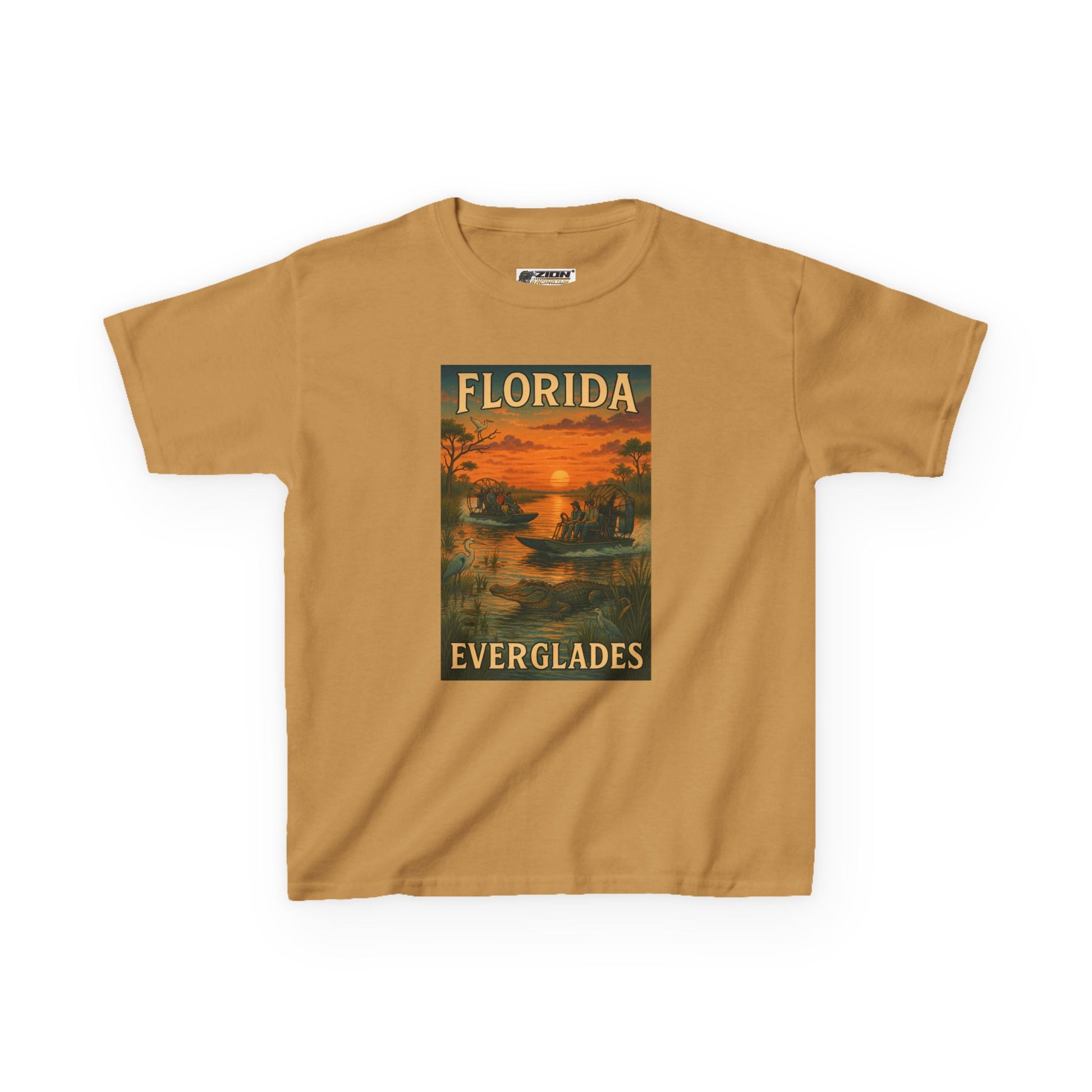 Florida Everglades Kids Tee, Fun Kids Shirt, Summer T-Shirt, Cute Florida Apparel, Kids Gifts for Outdoor Adventures