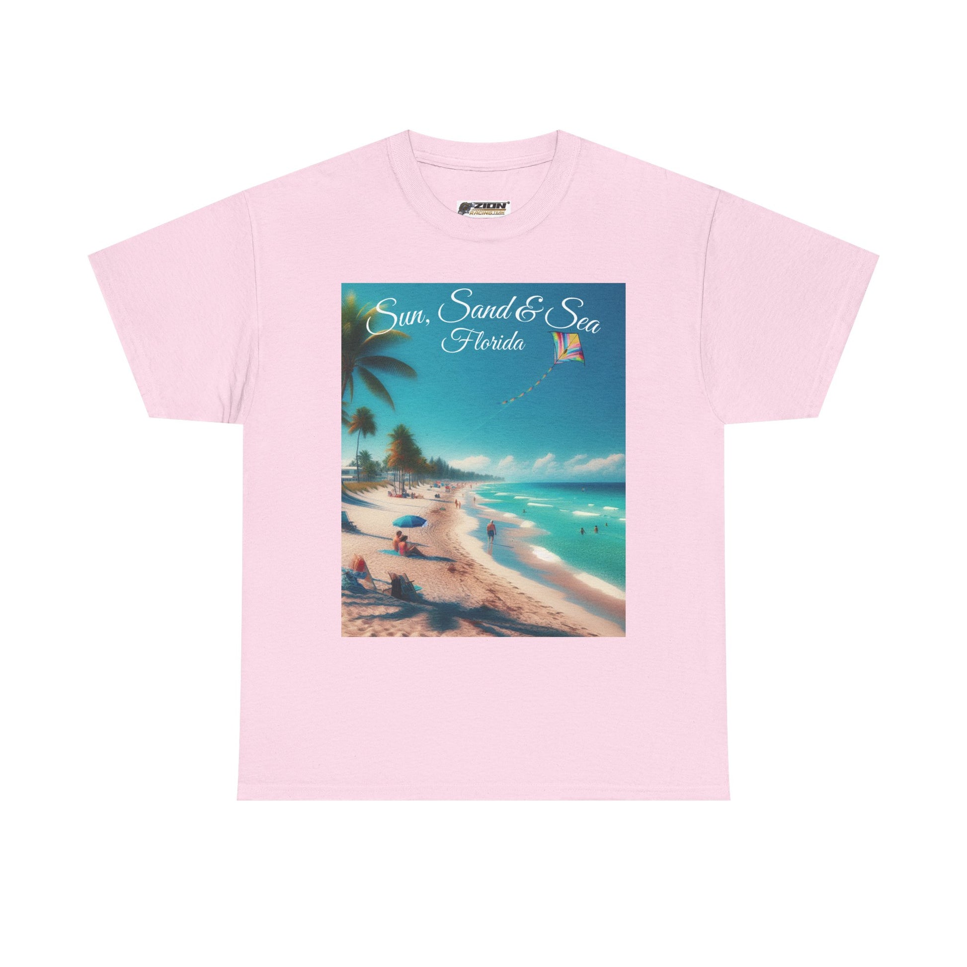 Tropical T-Shirt, Sun Sand & Sea Tee, Beach Vibes Shirt, Summer Wear, Vacation Outfit, Gift for Ocean Lovers