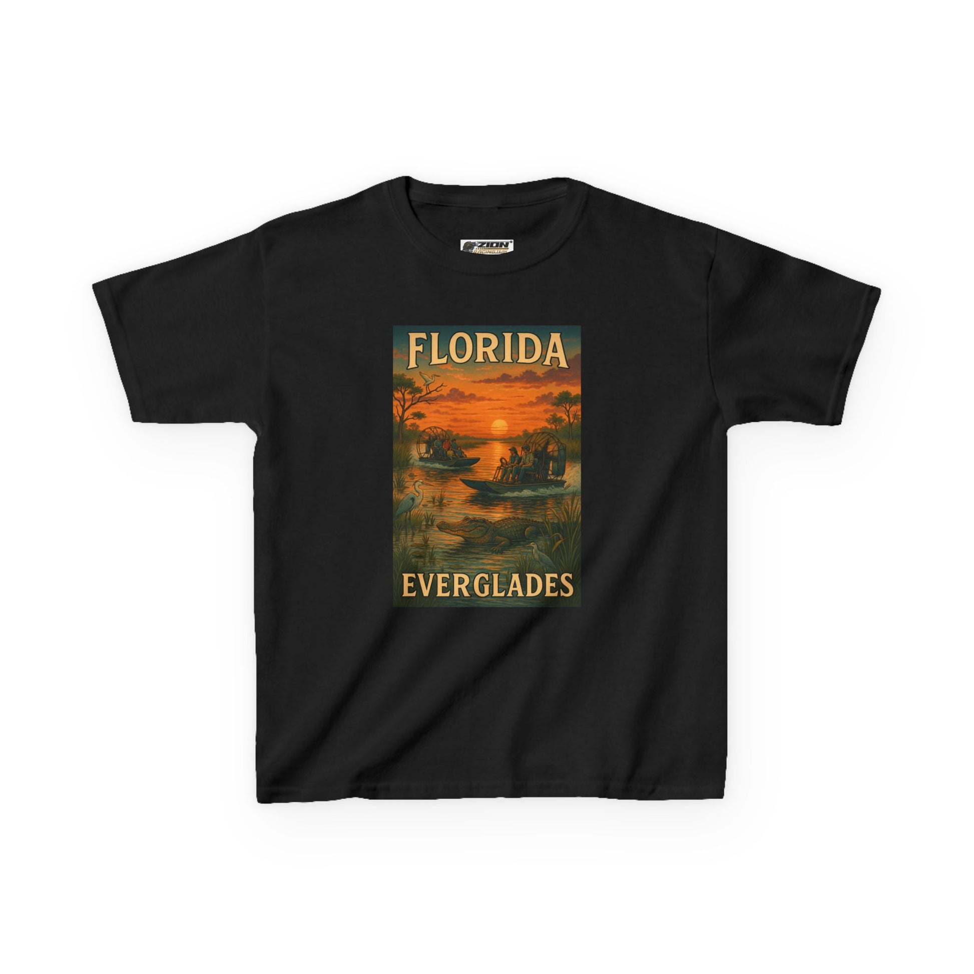 Florida Everglades Kids Tee, Fun Kids Shirt, Summer T-Shirt, Cute Florida Apparel, Kids Gifts for Outdoor Adventures