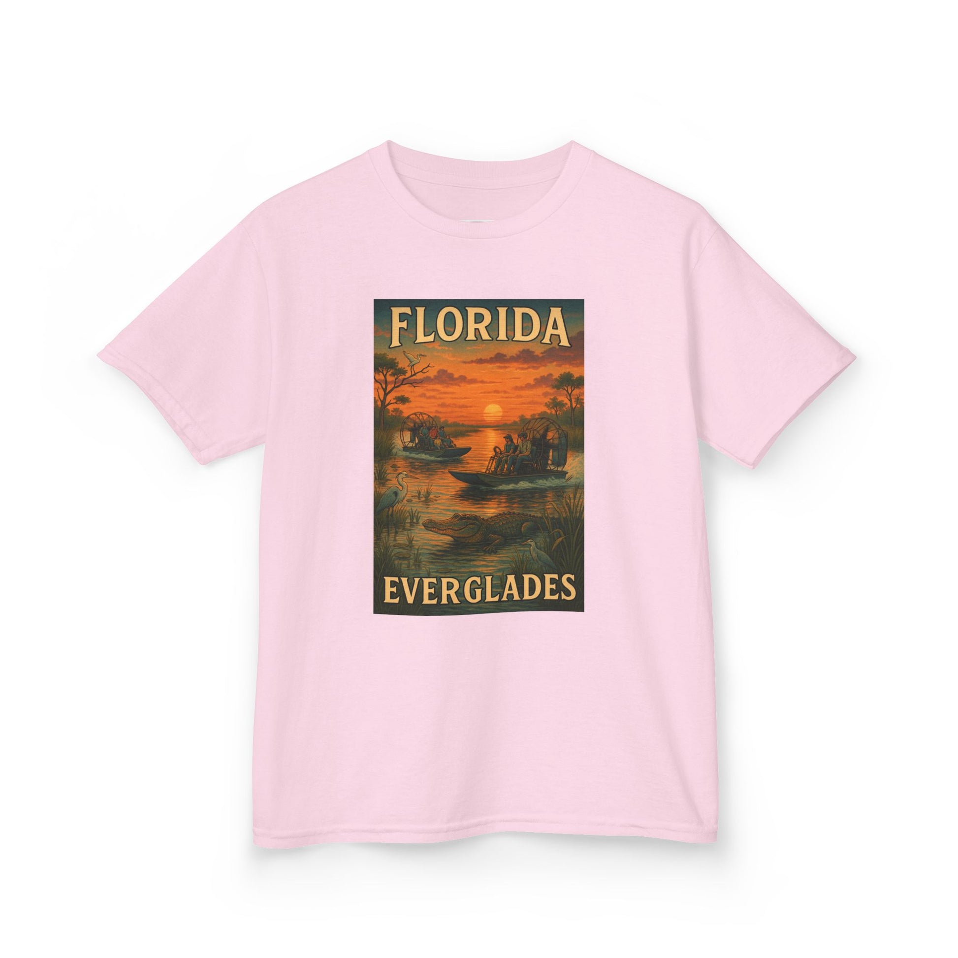 Florida Everglades Kids Tee, Fun Kids Shirt, Summer T-Shirt, Cute Florida Apparel, Kids Gifts for Outdoor Adventures