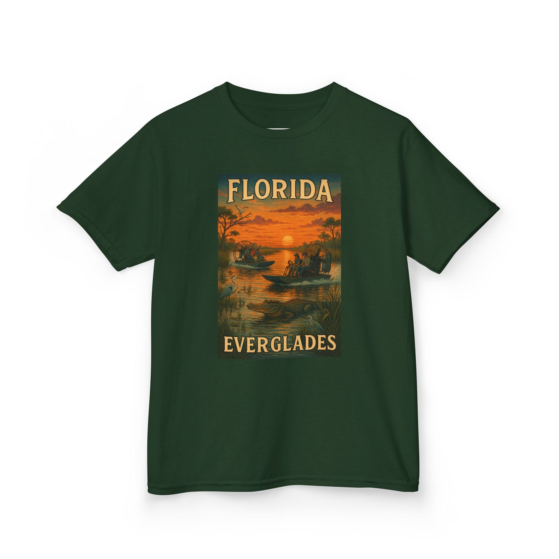 Florida Everglades Kids Tee, Fun Kids Shirt, Summer T-Shirt, Cute Florida Apparel, Kids Gifts for Outdoor Adventures
