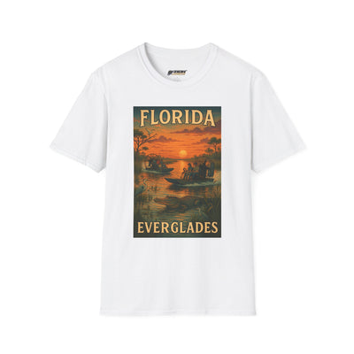 Vintage Florida Everglades T-Shirt, Unisex Graphic Tee, Vacation Souvenir, Travel Gift, Nature Lover Apparel