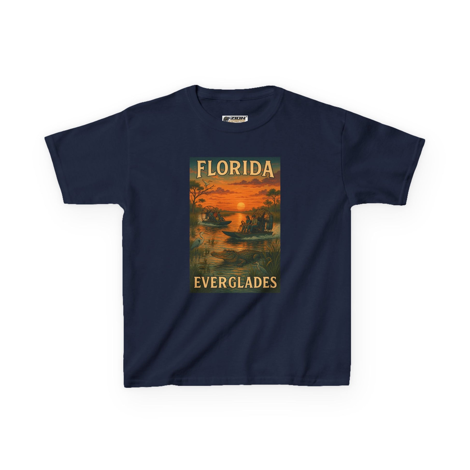 Florida Everglades Kids Tee, Fun Kids Shirt, Summer T-Shirt, Cute Florida Apparel, Kids Gifts for Outdoor Adventures