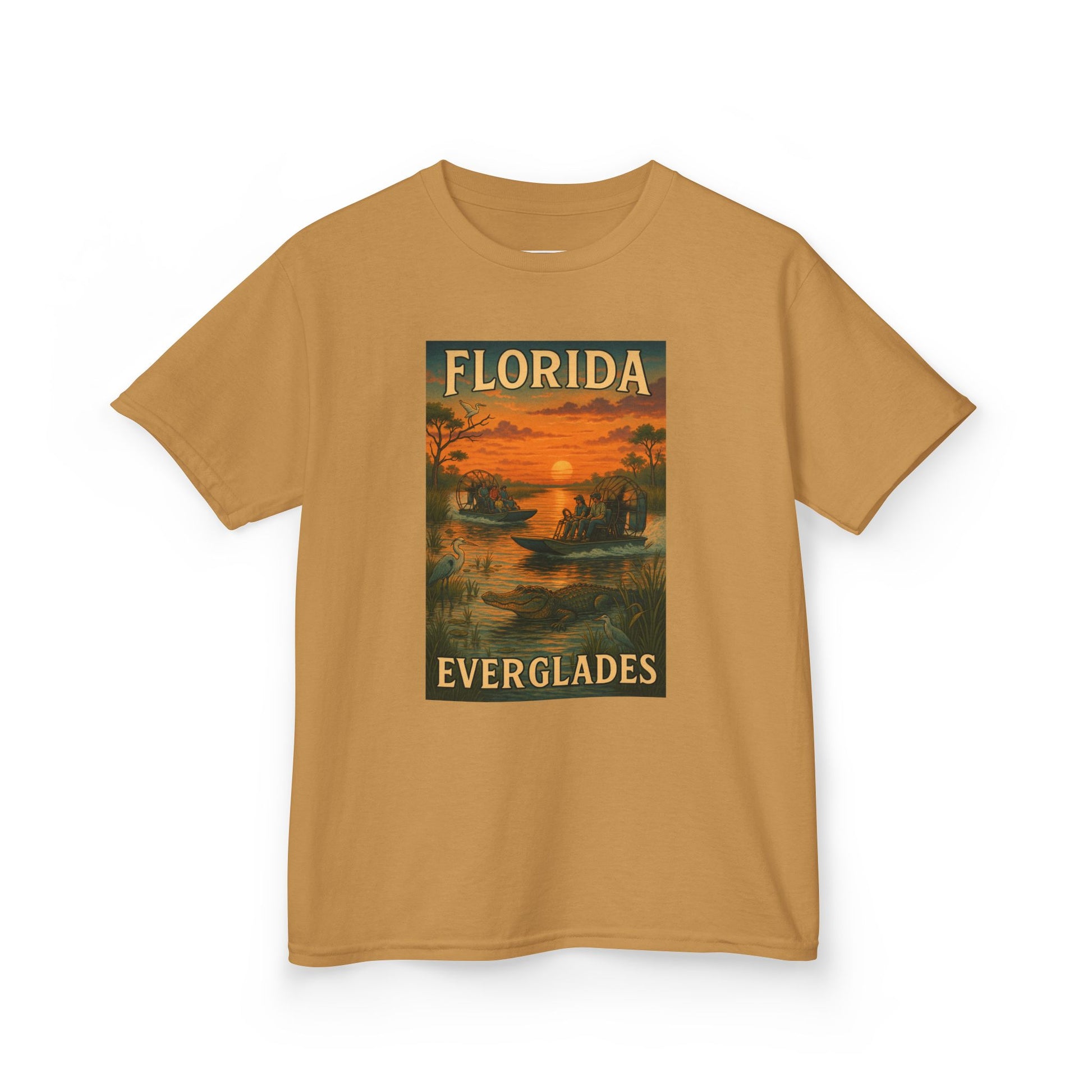 Florida Everglades Kids Tee, Fun Kids Shirt, Summer T-Shirt, Cute Florida Apparel, Kids Gifts for Outdoor Adventures