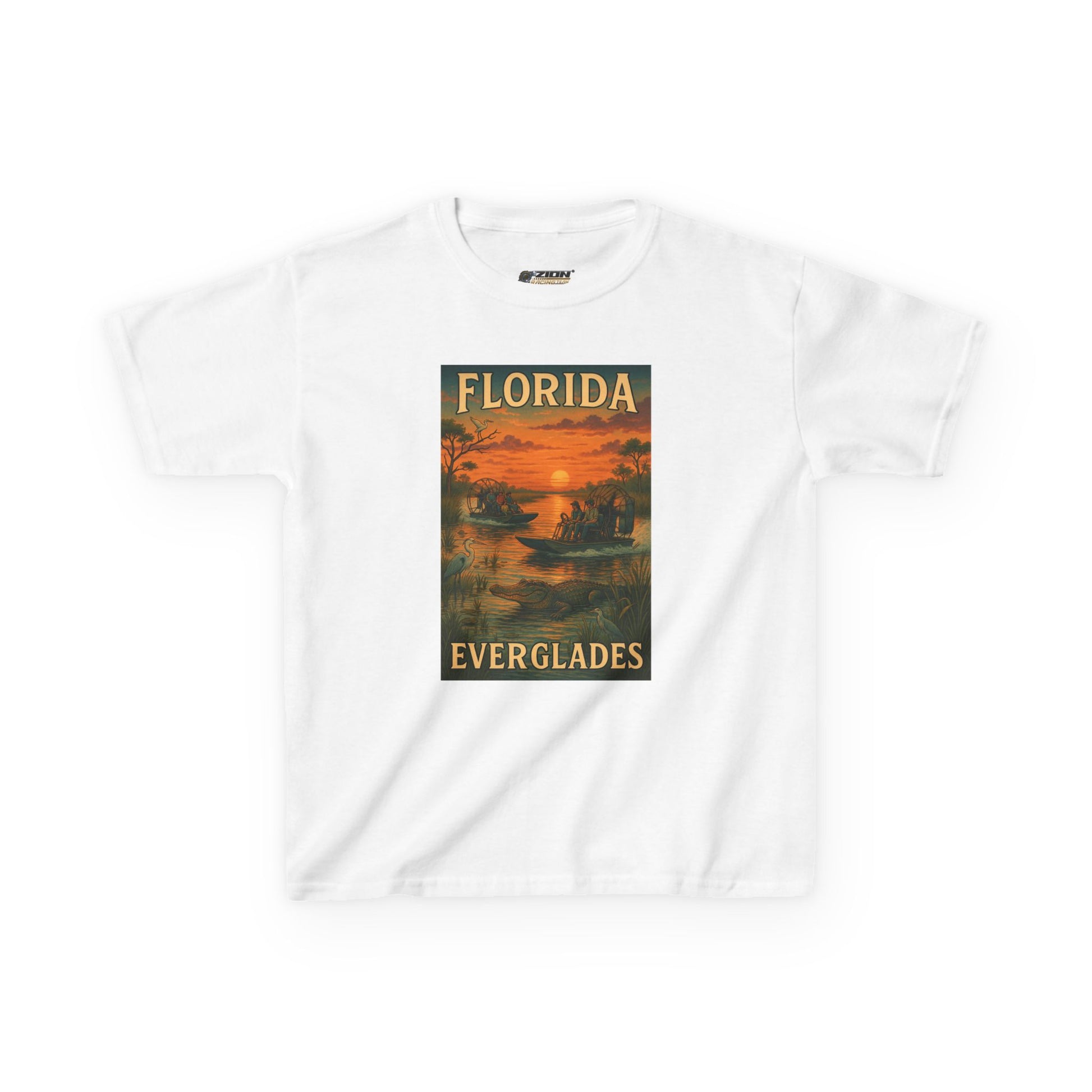 Florida Everglades Kids Tee, Fun Kids Shirt, Summer T-Shirt, Cute Florida Apparel, Kids Gifts for Outdoor Adventures